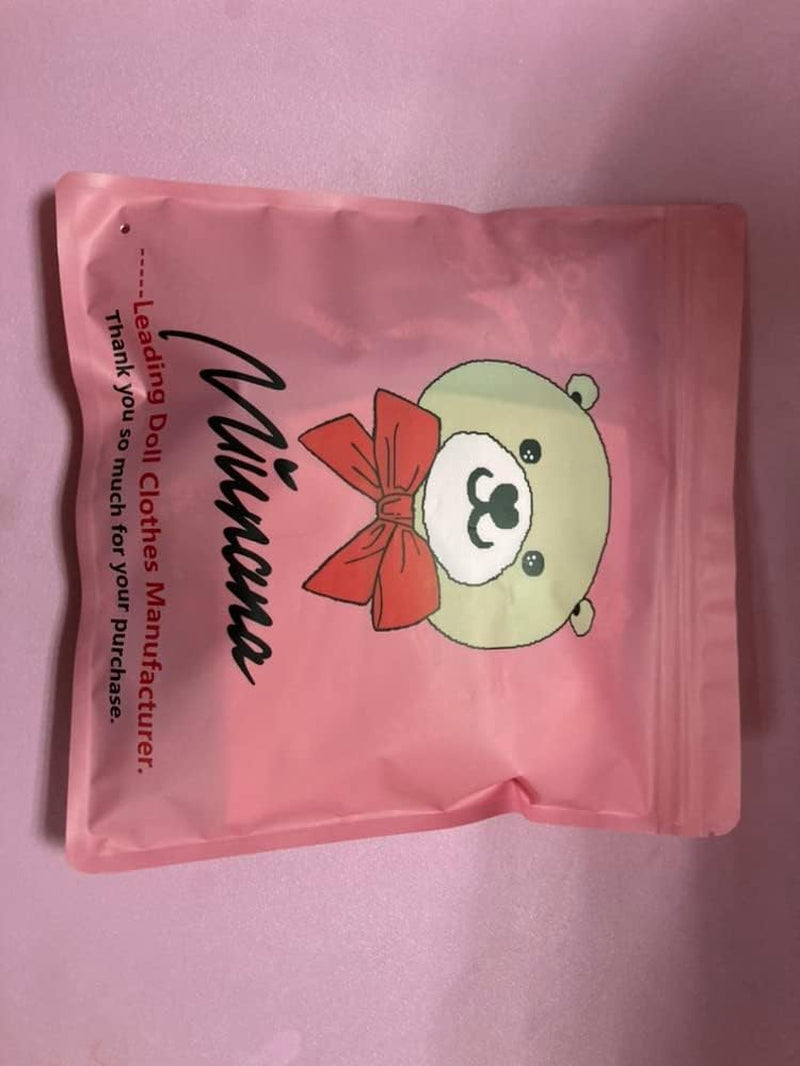 New Born Baby Doll Dress Miunana Sweet Clothes Dress Coat Socks For 35-43 cm