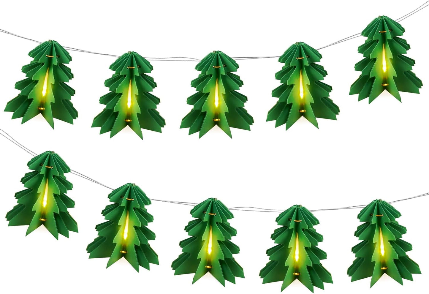 Paper Christmas Stars Hanging Lanterns Home Decoration - 3PCS 30CM 9-Pointed