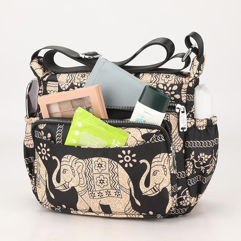 Women's Multi Pocket Waterproof Crossbody Shoulder Bag Messenger Bag