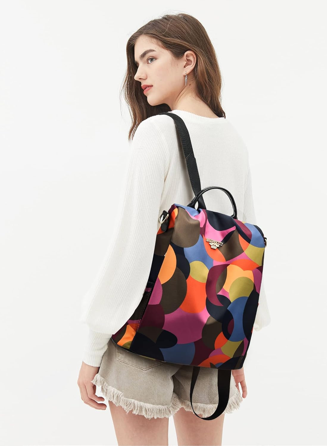 Shepretty Women's Rucksack Anti Theft Shoulder Bag Backpacks