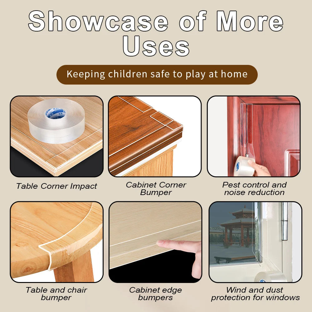 Premium Reusable Adhesive Single-Sided Nano Tape