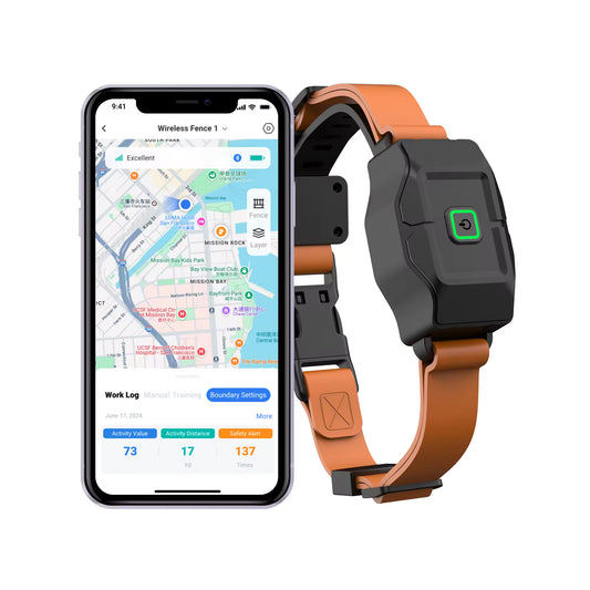 ASTKO F860 GPS Outdoor Wireless Dog Fence (App‑Based Smart Boundary System with Health Monitoring)