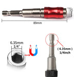1/4-inch Hex Magnetic Angle Ring Screwdriver Bit Extension