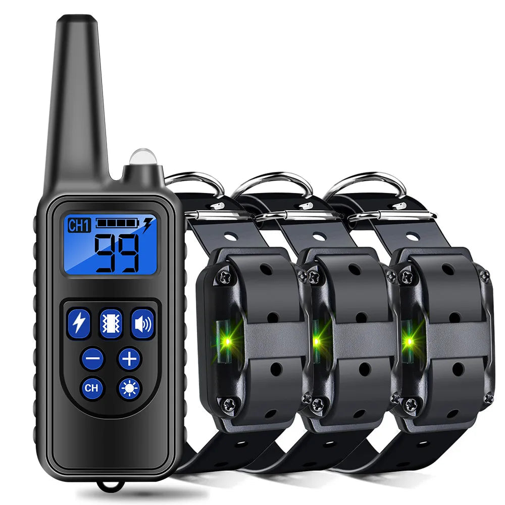 Electric Dog Training Collar for Up to 3 Dogs