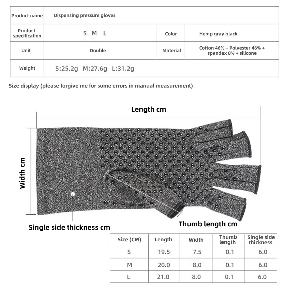 2-Pack Compression Arthritis Gloves