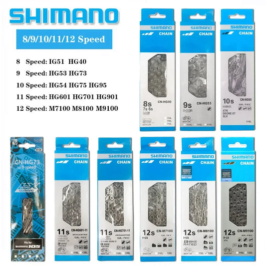 8/9/10/11/12-Speed Bicycle Chains for Various Models