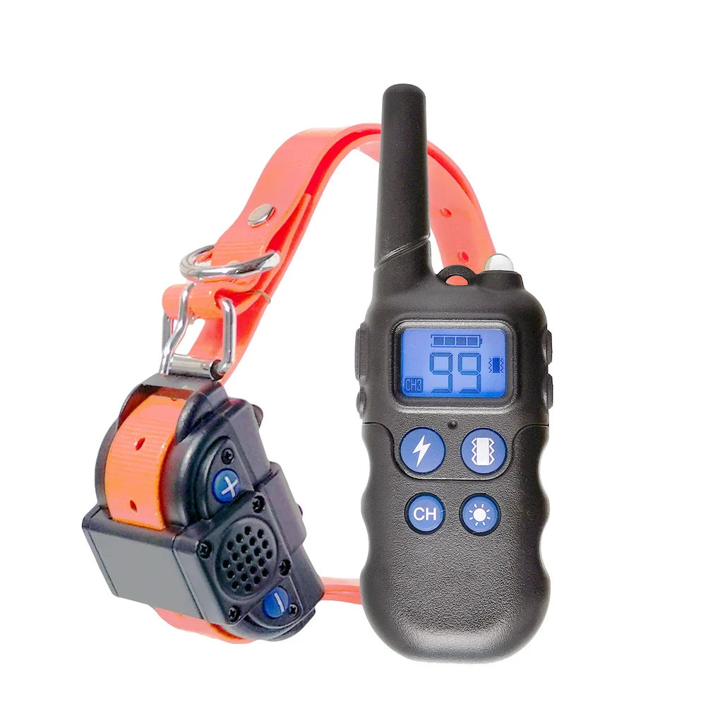 Professional Dog Training Collar with Walkie-Talkie Functionality