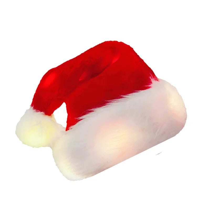 Christmas LED Light Up Santa Hat