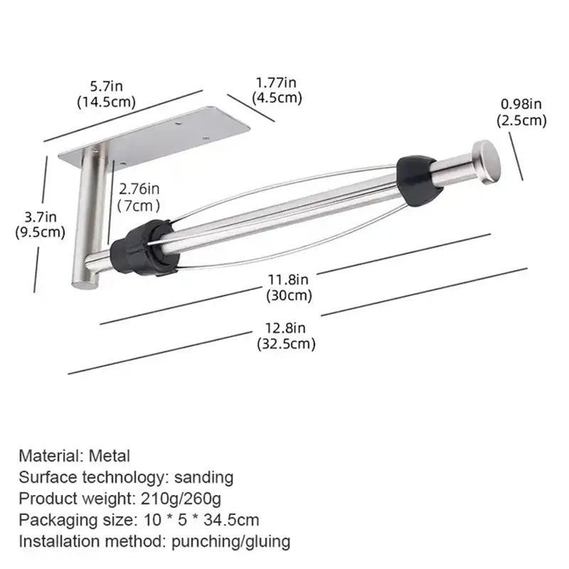 Stainless Steel Paper Towel Holder