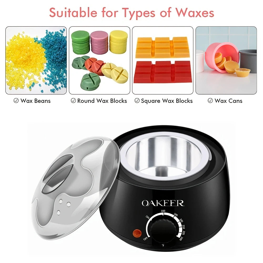 Wax Melting Machine with 200g Wax Beans – Professional Wax Heater for Hair Removal & Wax Therapy