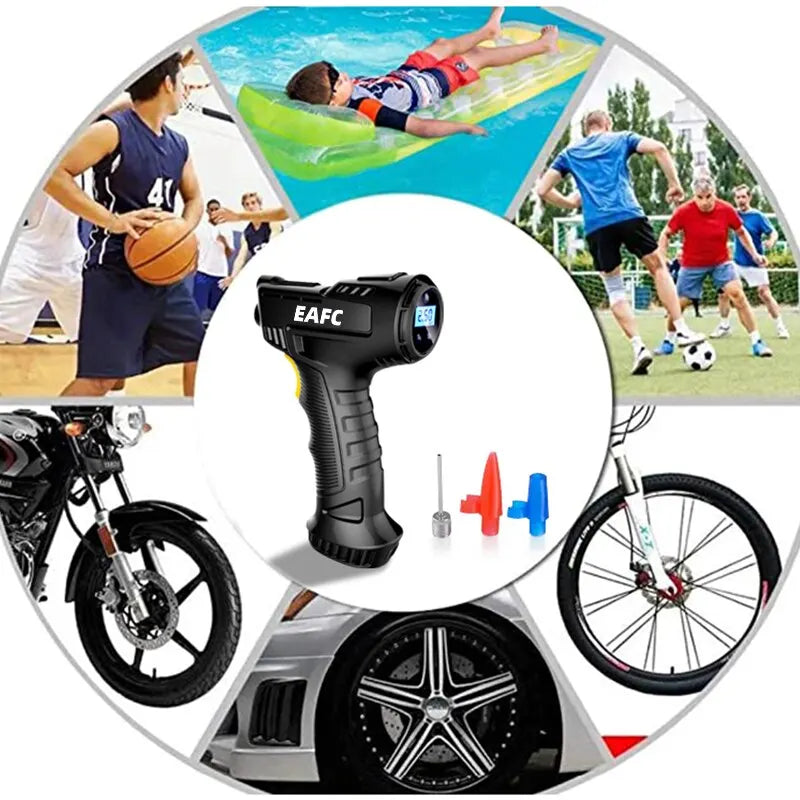 120W Handheld Air Compressor Wireless/Wired Inflatable Pump