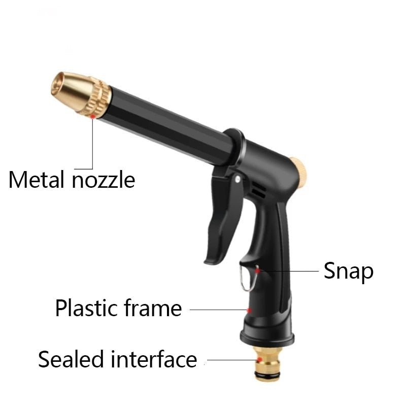 Portable High-Pressure Washer Gun