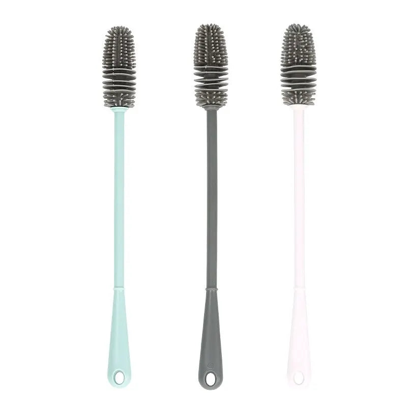 Silicone Long-Handle Bottle and Cup Cleaning Brush