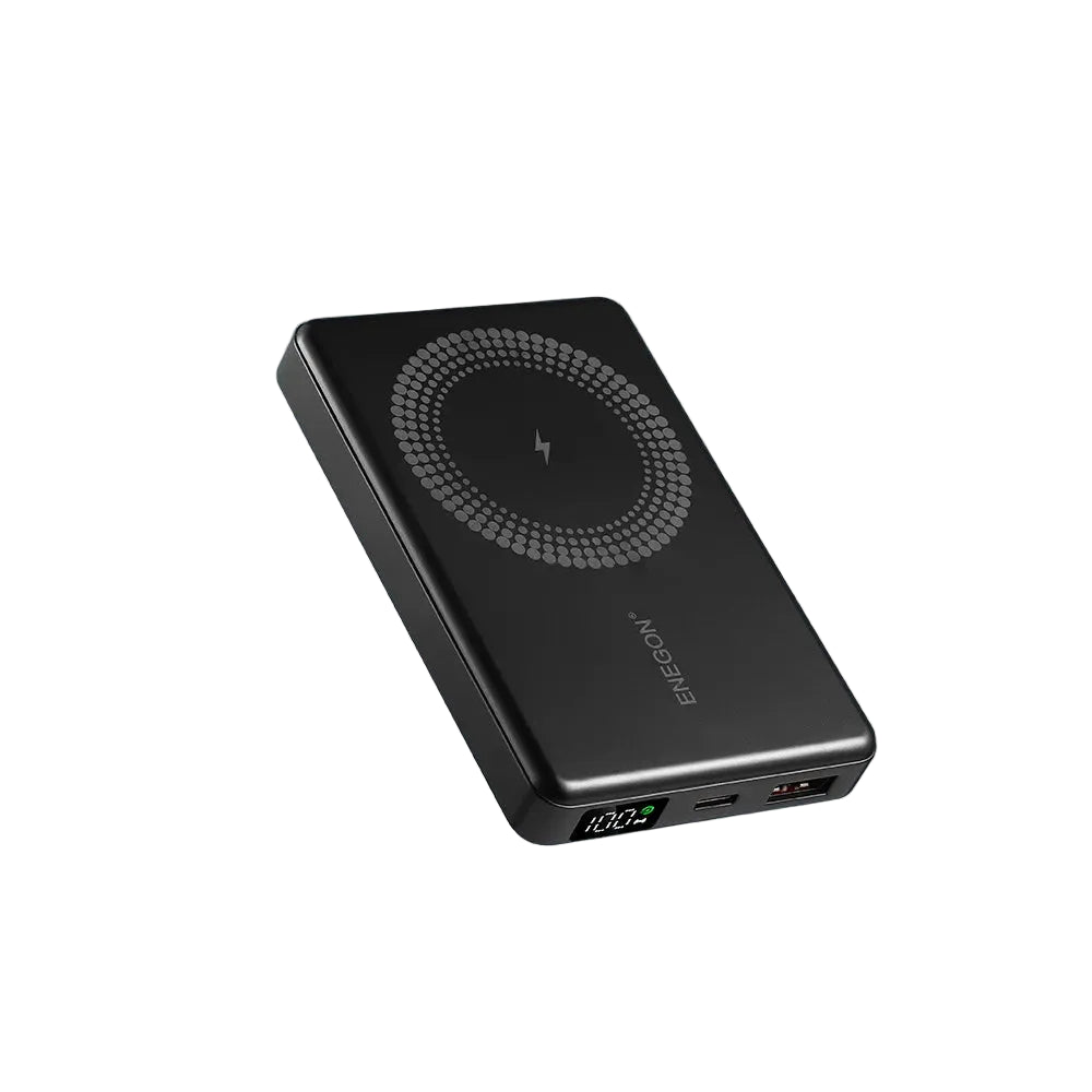 10000mAh Magnetic Wireless Power Bank with Stand 22.5W Fast Charging LED Display Portable Charger for iPhone 17/16 Samsung by Haraps.com
