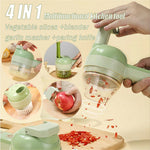 Multifunctional 4 In1 Electric Vegetable Cutter Slicer