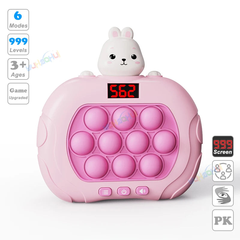 Electronic Pop Push Quick Push Game Console with LED Display
