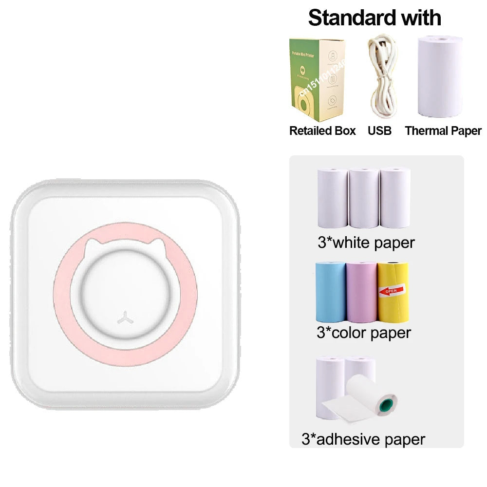 Wireless Portable Mini Thermal Printer
