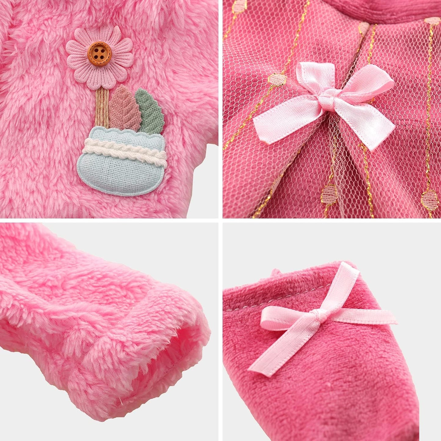 New Born Baby Doll Dress Miunana Sweet Clothes Dress Coat Socks For 35-43 cm