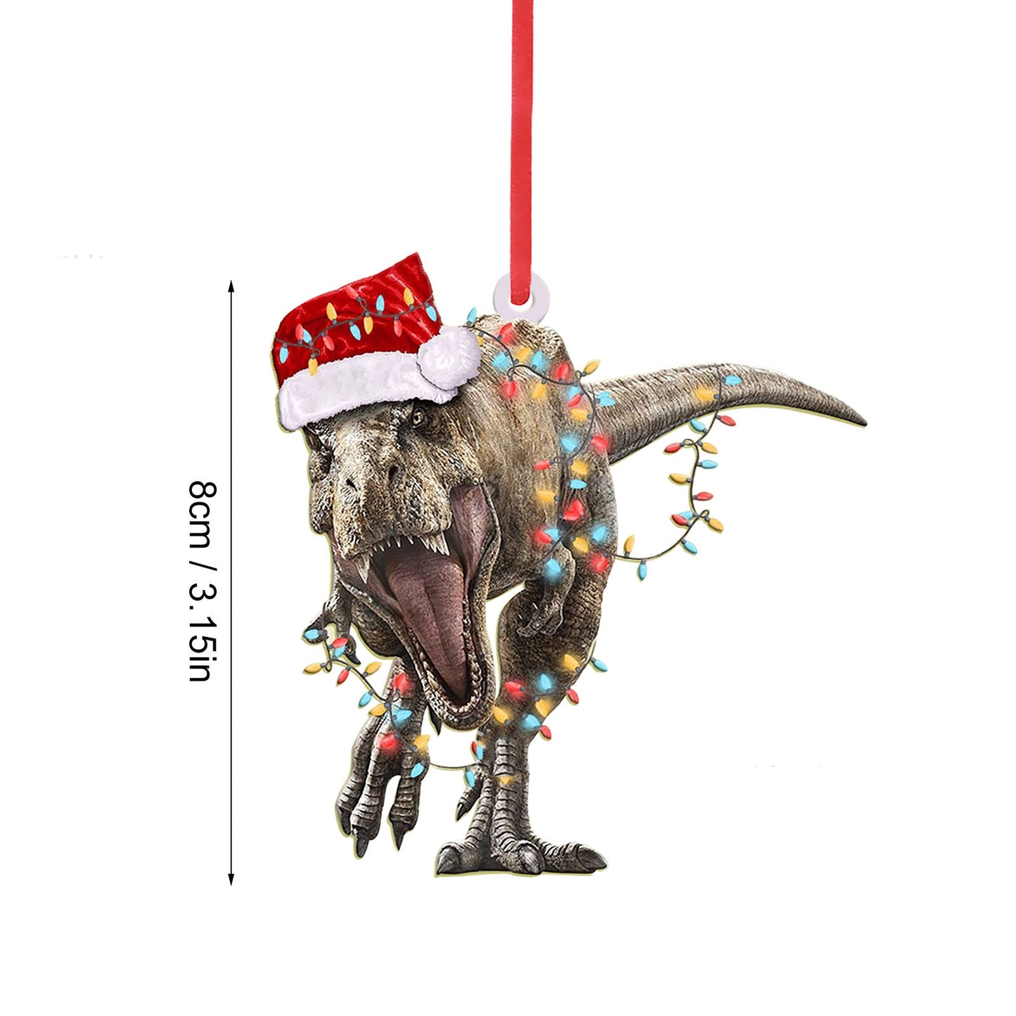 Christmas Tree Dinosaur Pendant Ornament