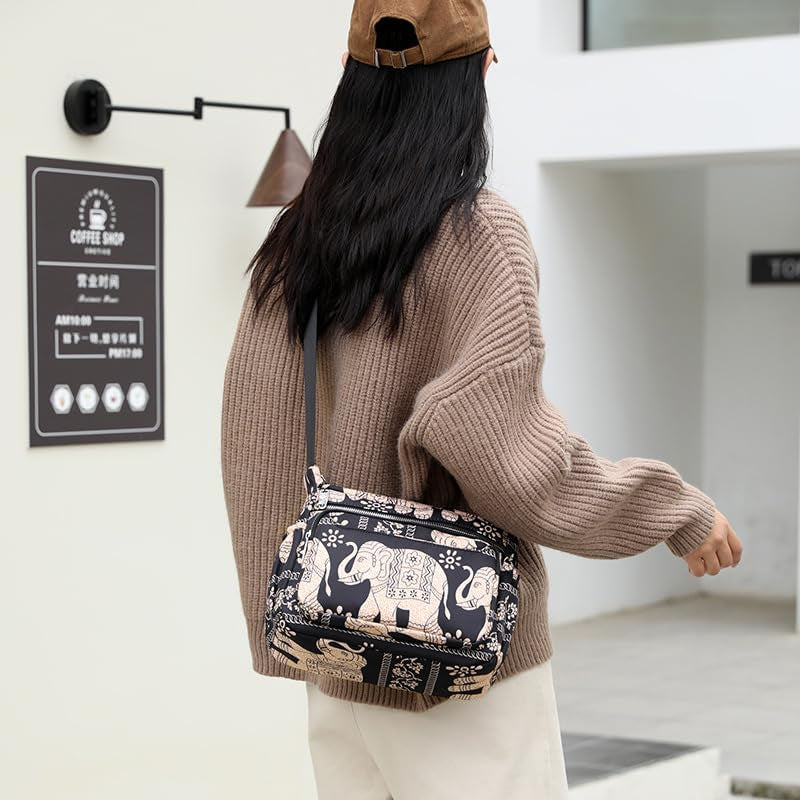 Women's Multi Pocket Waterproof Crossbody Shoulder Bag Messenger Bag