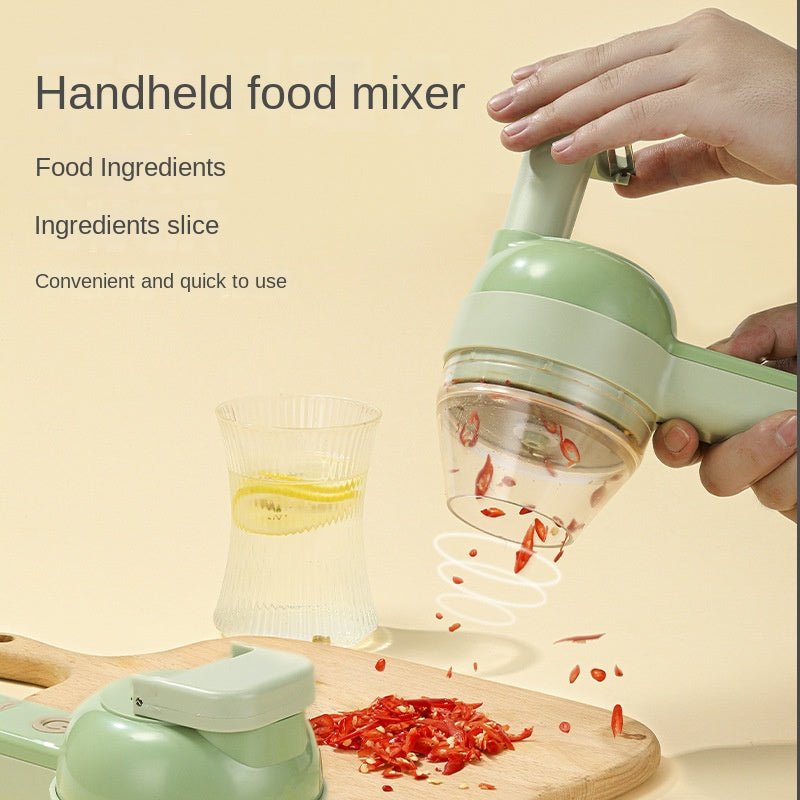 4-in-1 Portable Handheld Multifunctional Electric Food Processor - Haraps.com