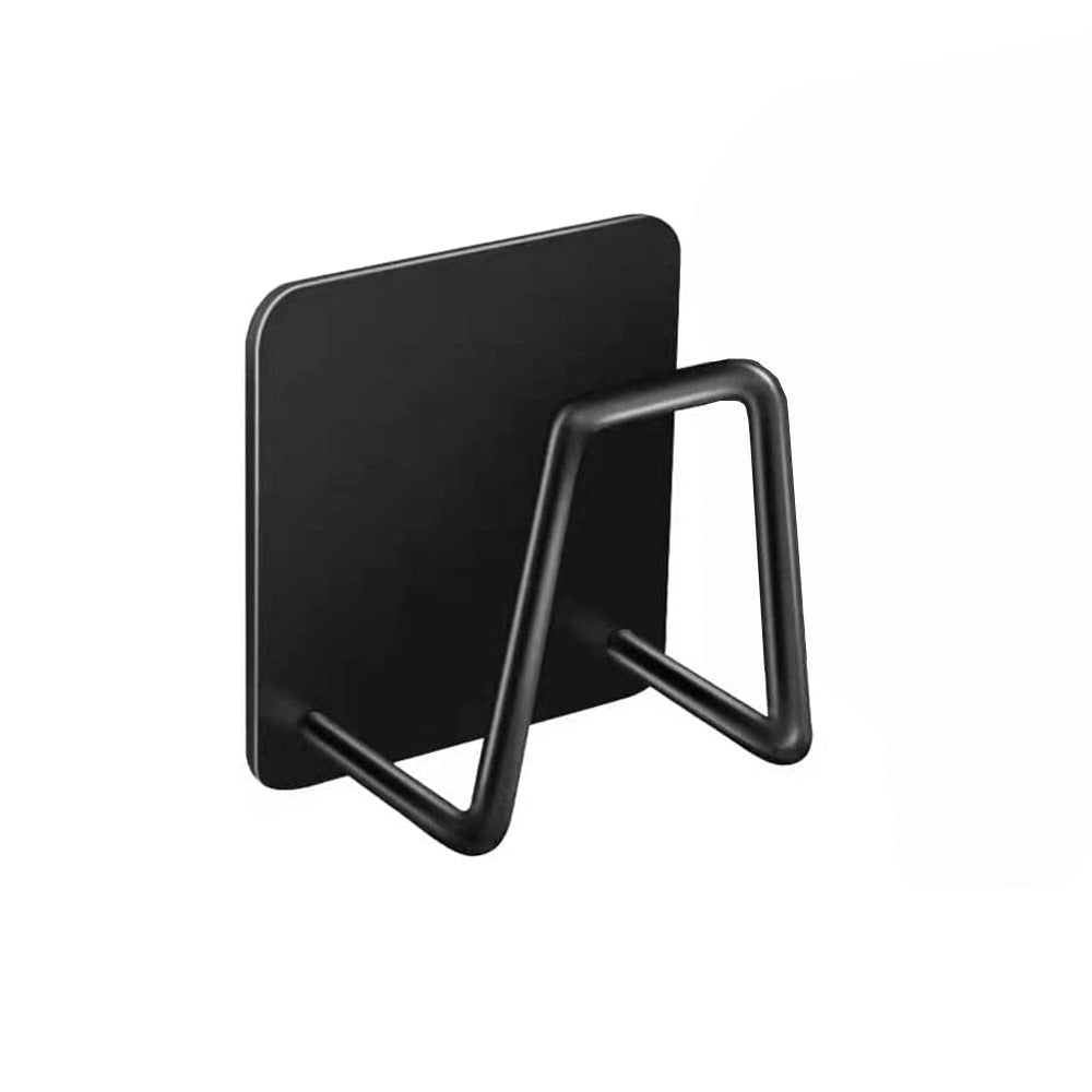 Stick-On Adhesive Stainless Steel Kitchen Sink Sponge Strainer