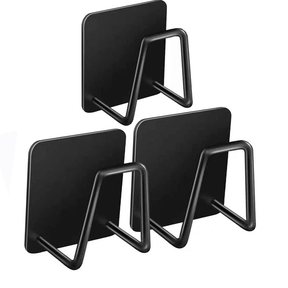 Stick-On Adhesive Stainless Steel Kitchen Sink Sponge Strainer