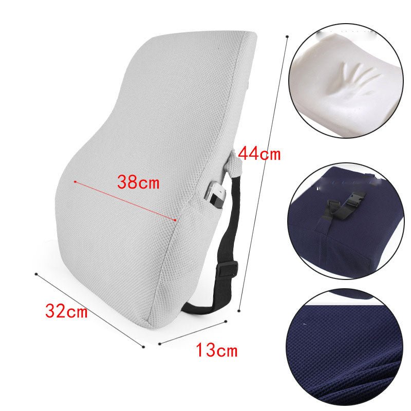 Car Seat Memory Foam Waist Cushion - Haraps.com