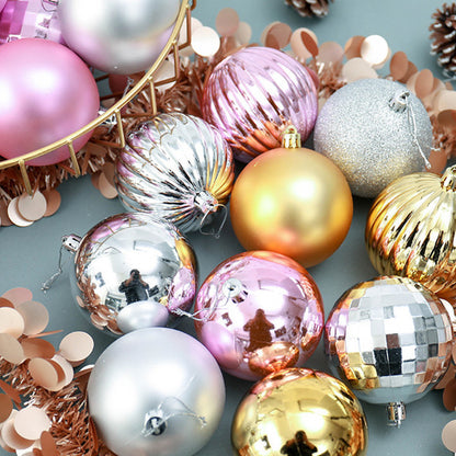 34 Christmas Tree Decoration Ball Set 4cm Ornaments