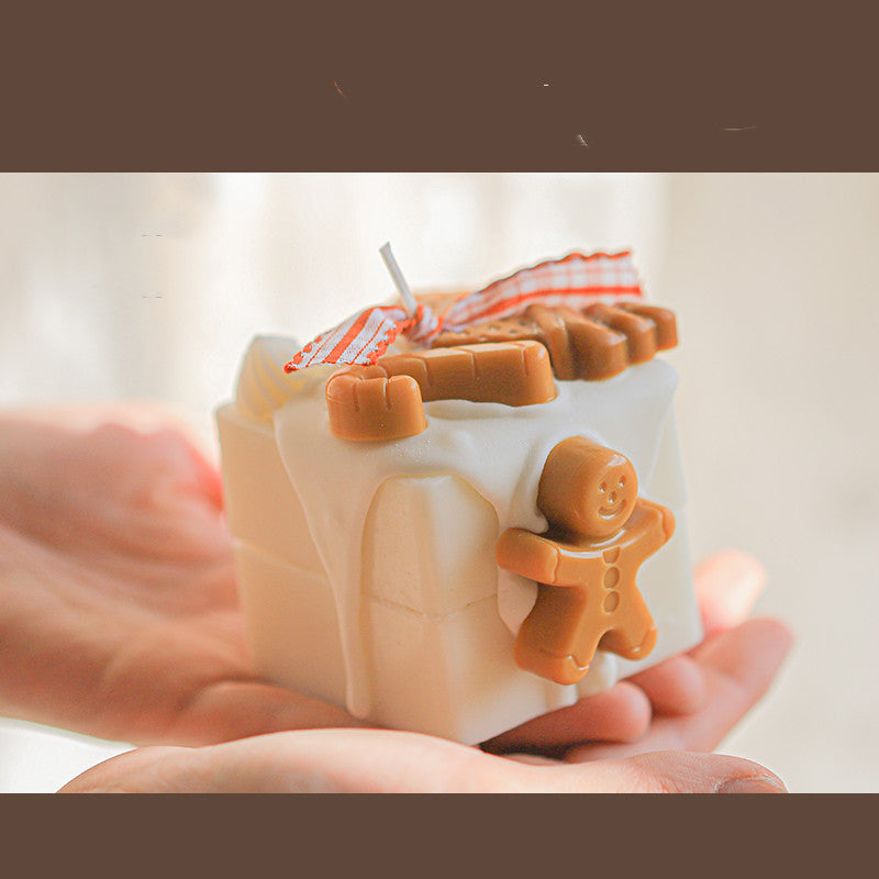 Homemade Gingerbread Man Christmas Scented Candle