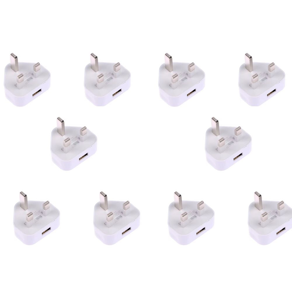 USB Adapter with 3 Pin UK Plug