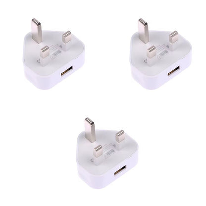 USB Adapter with 3 Pin UK Plug