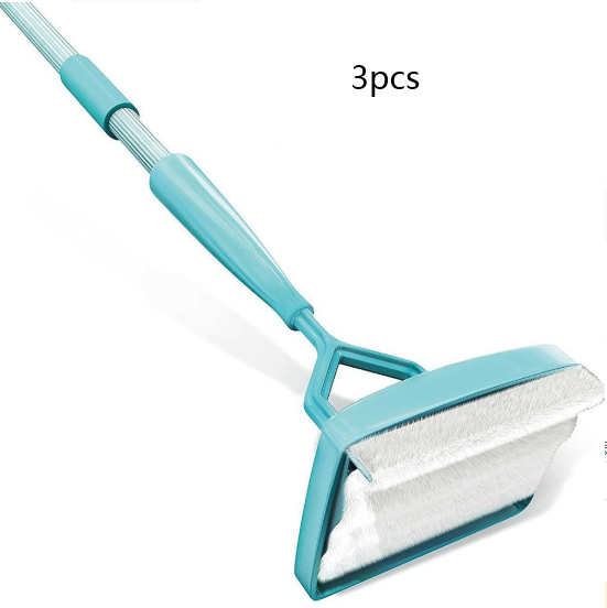 Retractable Cleaning Brush Stainless Steel Handle Cleaning Bar New Household Cleaning Supplies Cleaning Rod