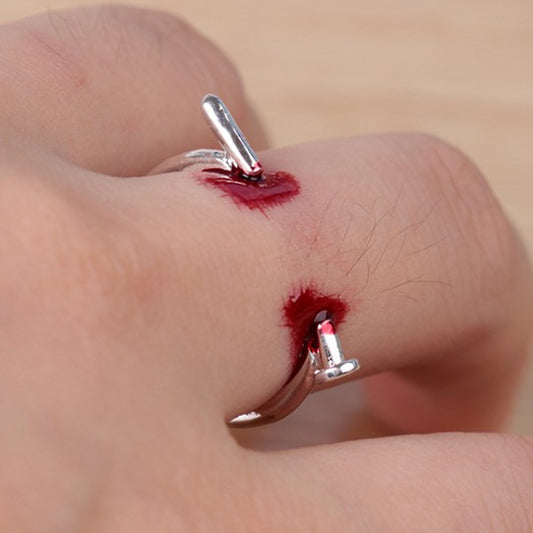 Fashion Jewelry Nail Ring Fashion Simple Ring Halloween Accessories