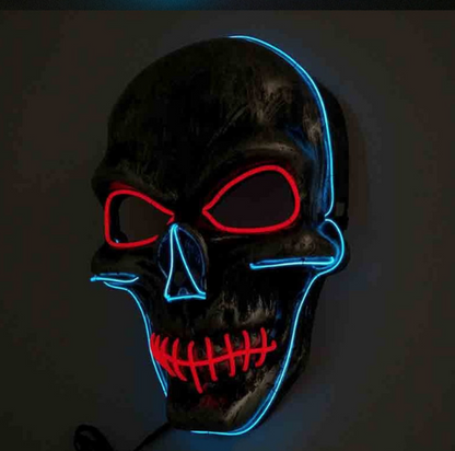 Halloween Led Glowing Full Face Mask