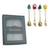 Golden Spoon and Fork - Green Box (Four-Piece Set)