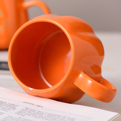 Creative Halloween Pumpkin Ceramic Mug