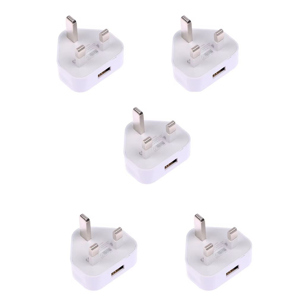 USB Adapter with 3 Pin UK Plug