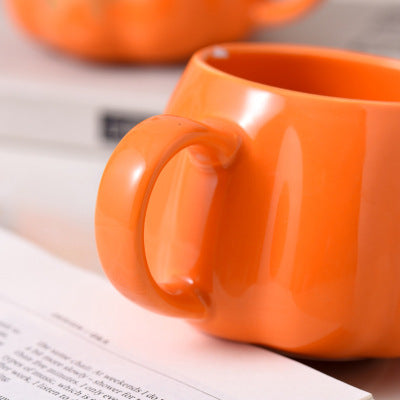 Creative Halloween Pumpkin Ceramic Mug