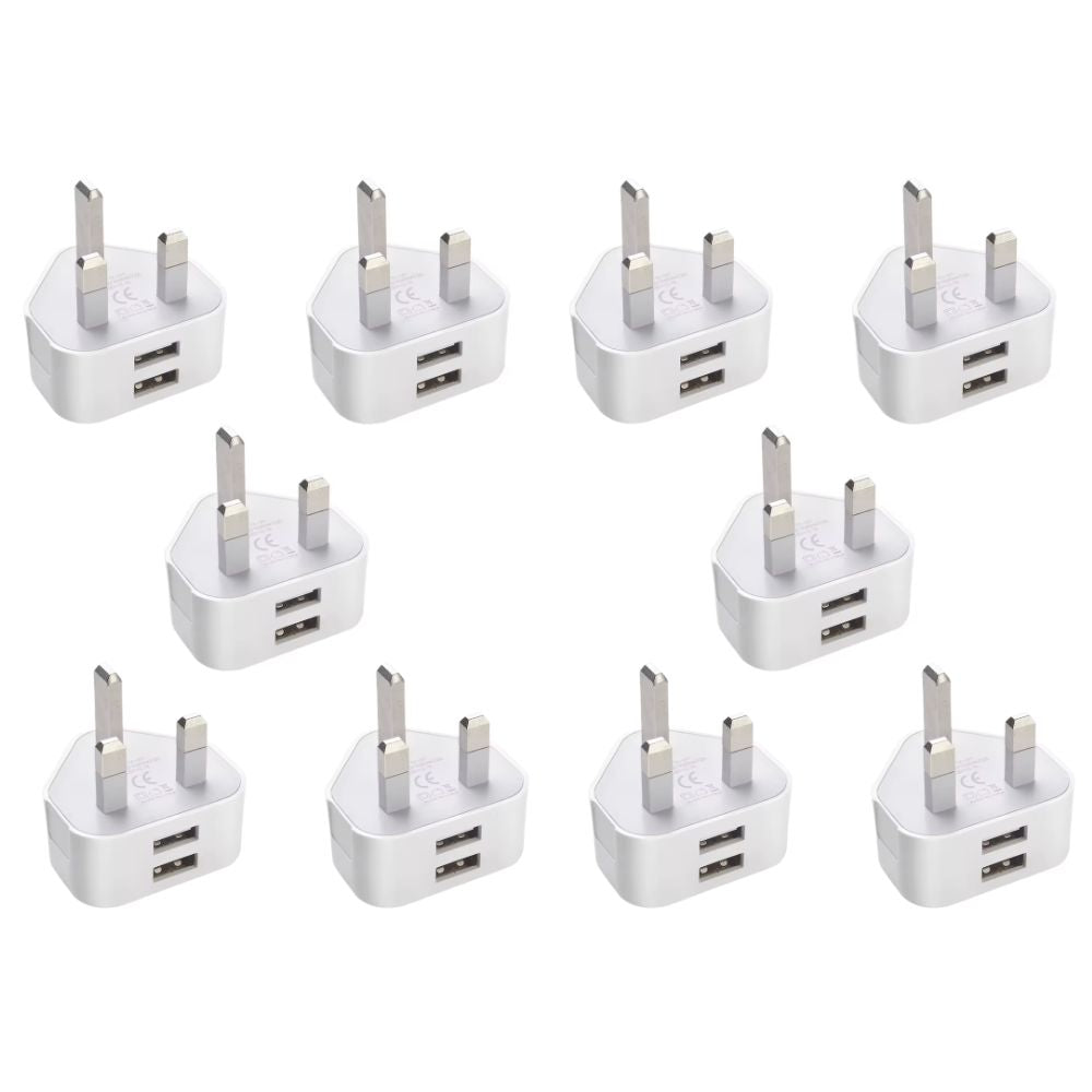 USB Adapter with 3 Pin UK Plug