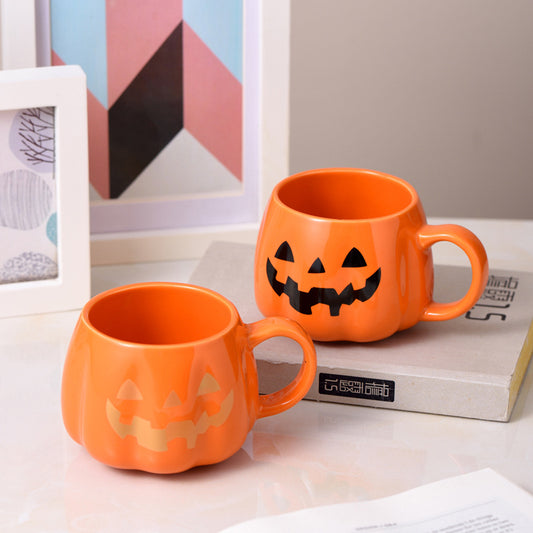 Creative Halloween Pumpkin Ceramic Mug