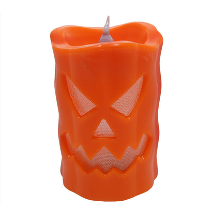 Halloween Flameless Candle Light LED Colourful Candlestick Table Decoration