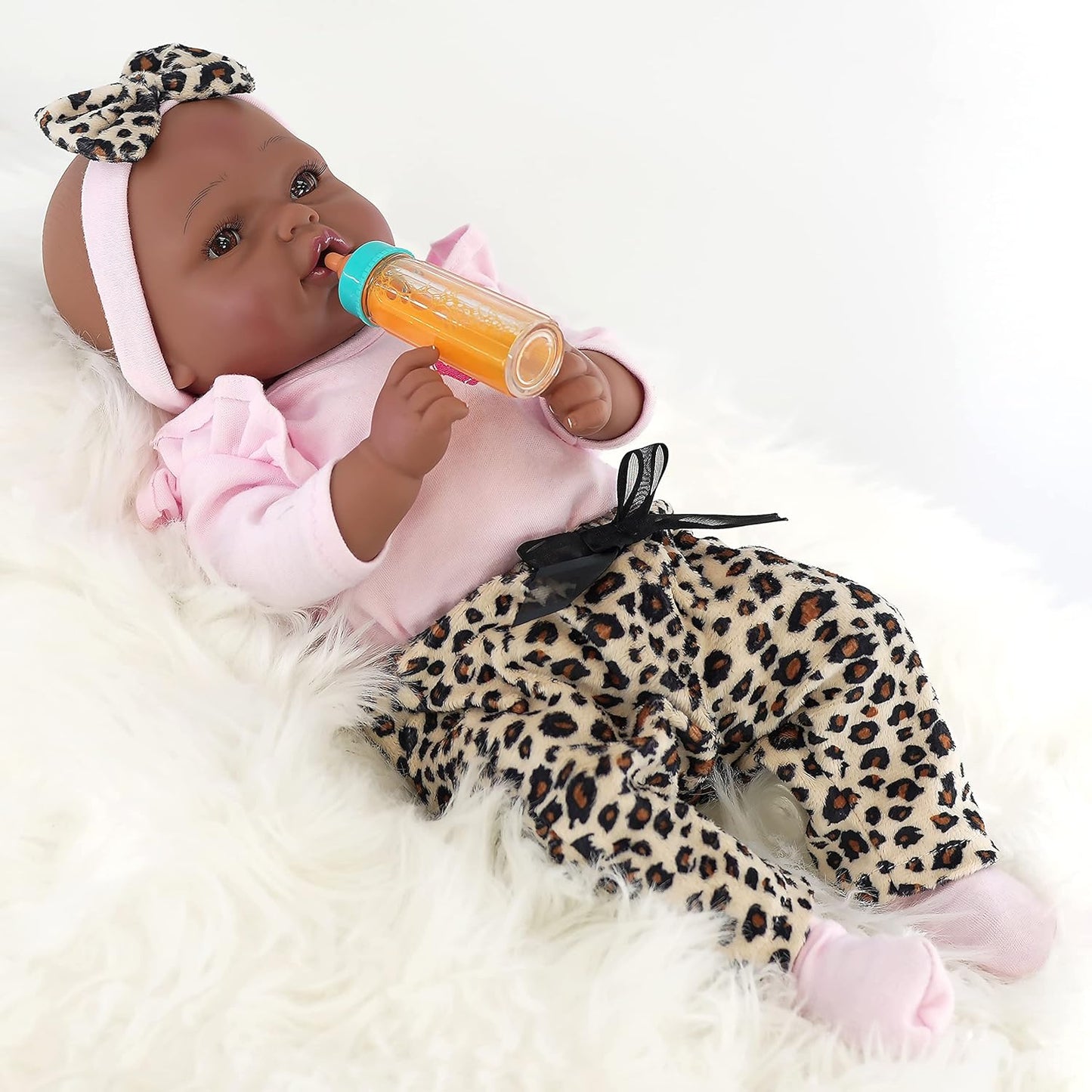 Bibi Baby Doll Milk Bottle New Born Doll Feeding Set Girls Toy Set of 2