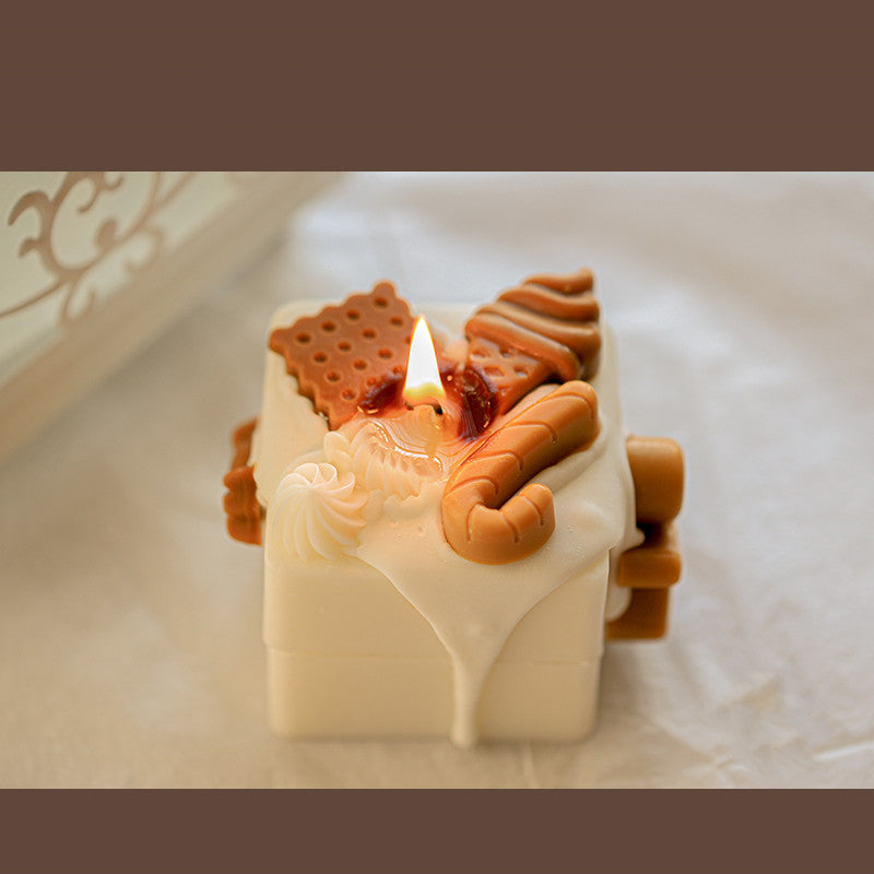 Homemade Gingerbread Man Christmas Scented Candle