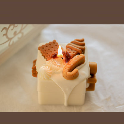 Homemade Gingerbread Man Christmas Scented Candle