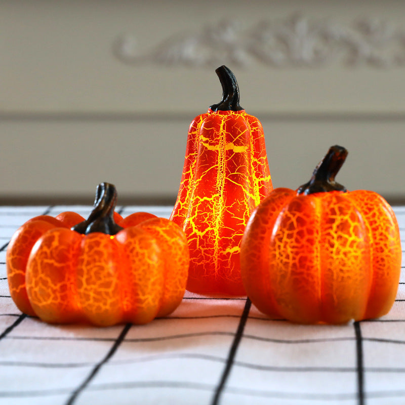 Halloween LED Candle Lamp Luminous Pumpkin Lantern