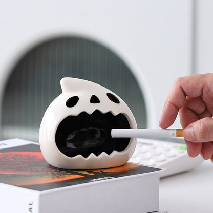 Cute Halloween Ghost Thickened Ashtray