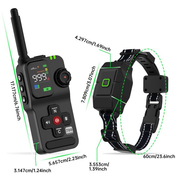 Astko F700 PLUS 3-in-1 Wireless GPS Dog Containment and Training System