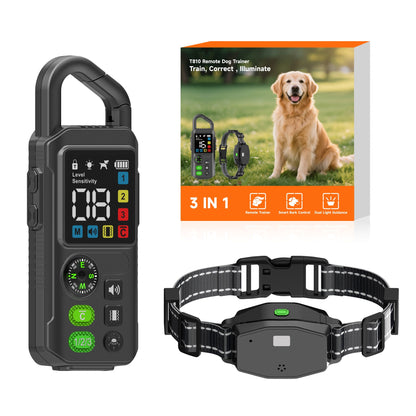 Astko T810 Remote Dog Training Collar 3-in-1 Behaviour Control with Anti-Bark and LED Lights