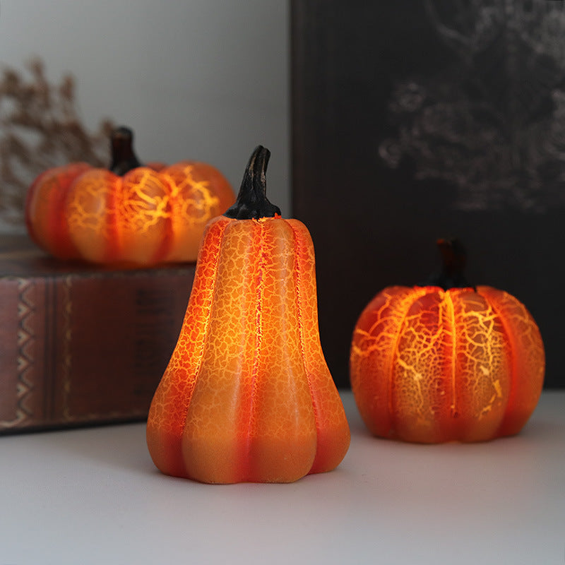 Halloween LED Candle Lamp Luminous Pumpkin Lantern